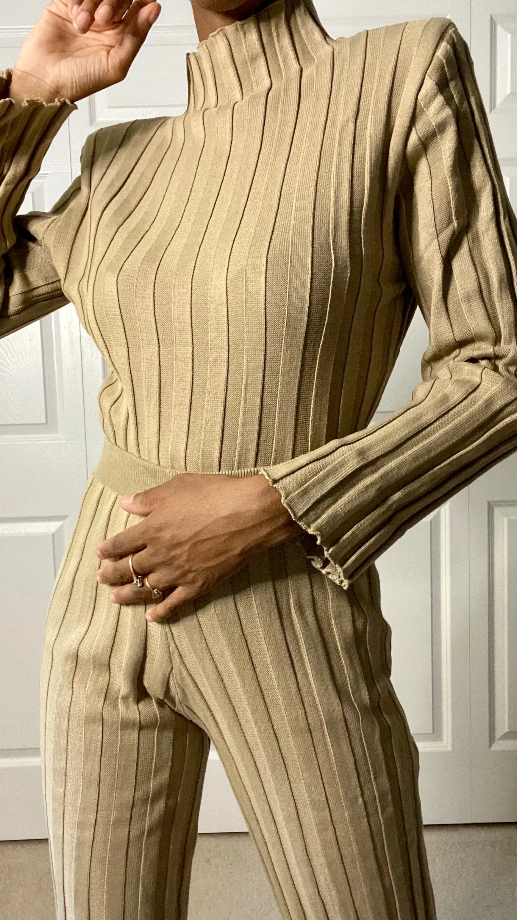 Knit Sweater Pant Set