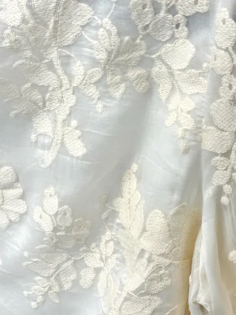 Lace Detail Embroidered Top