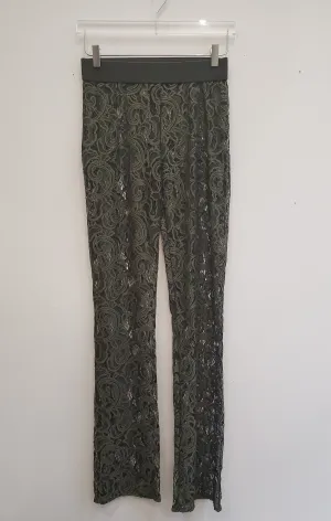 Lace Pants - Olive