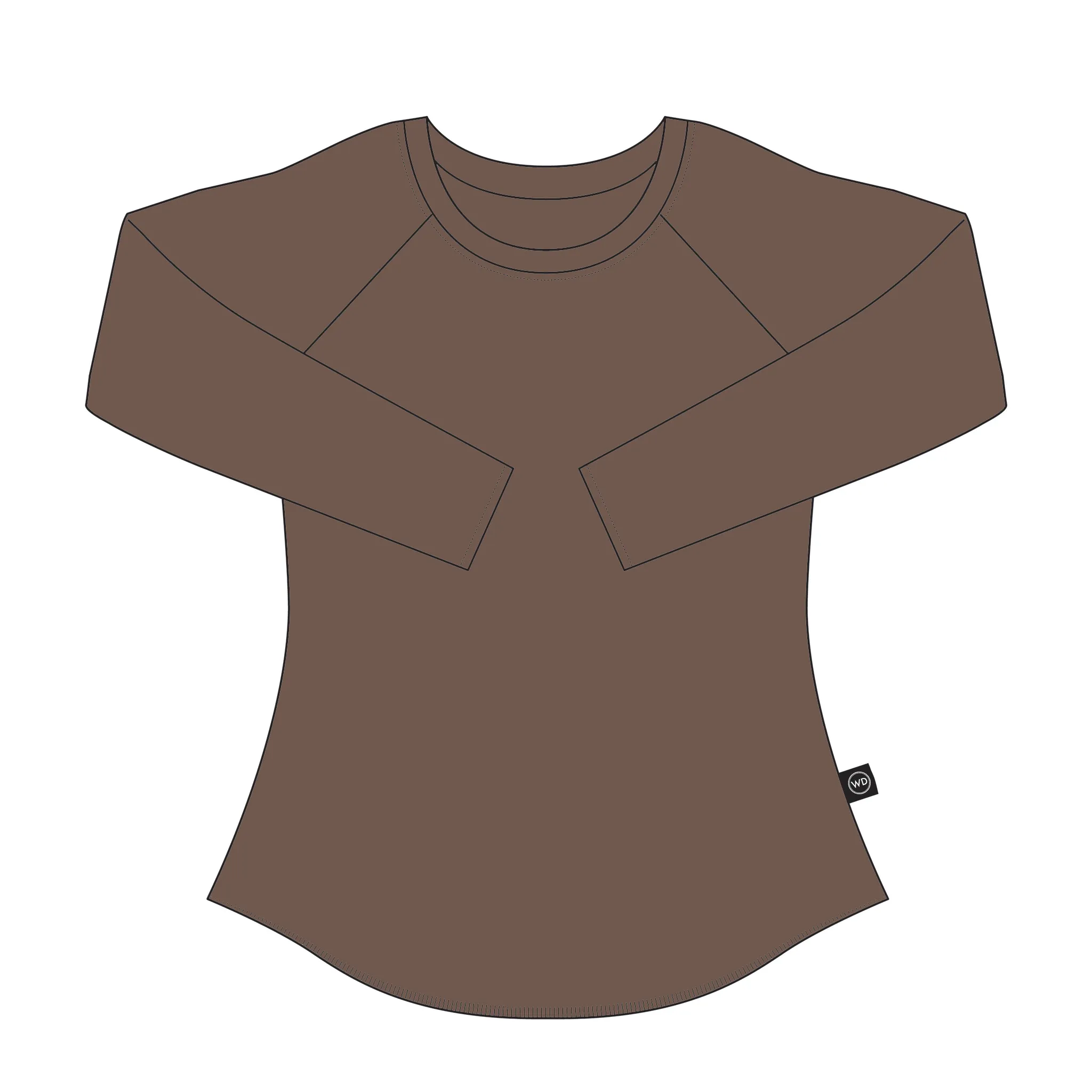 Ladies Bamboo Long Sleeve Tee