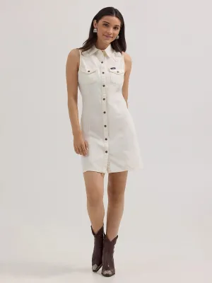 Ladies Wrangler Western Snap Shift Dress - 112364413