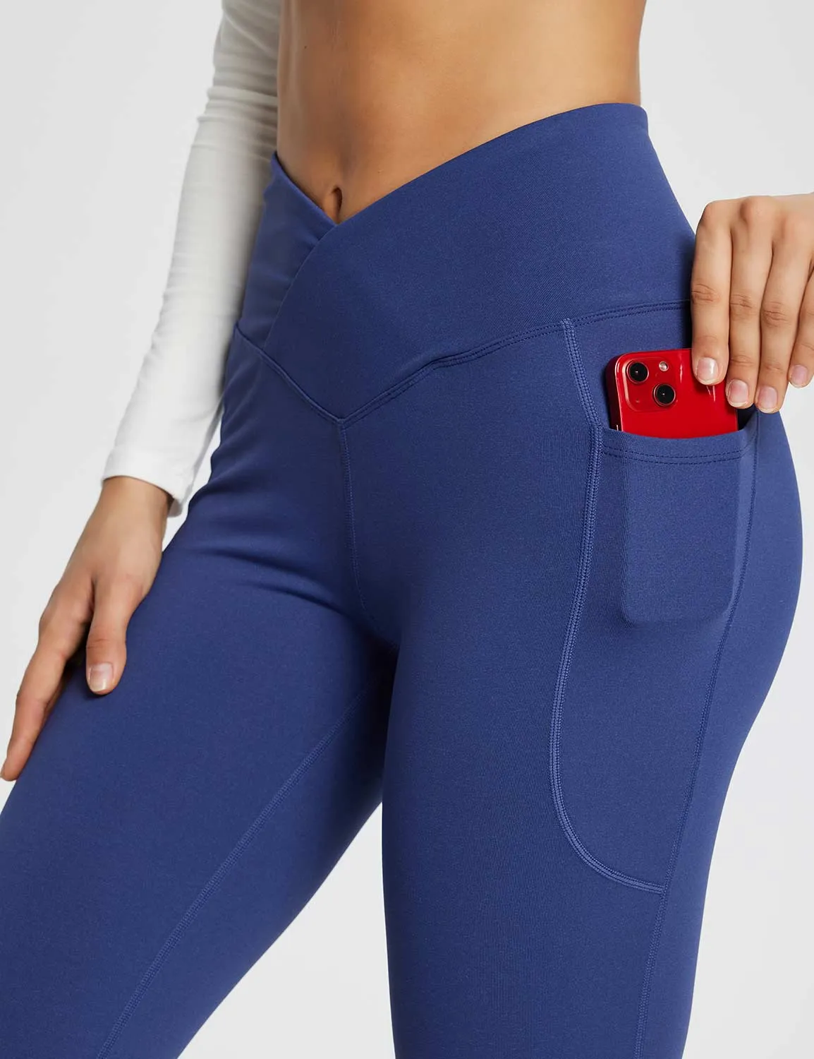 Laureate 32'' Crossover High-Rise Flared Pants