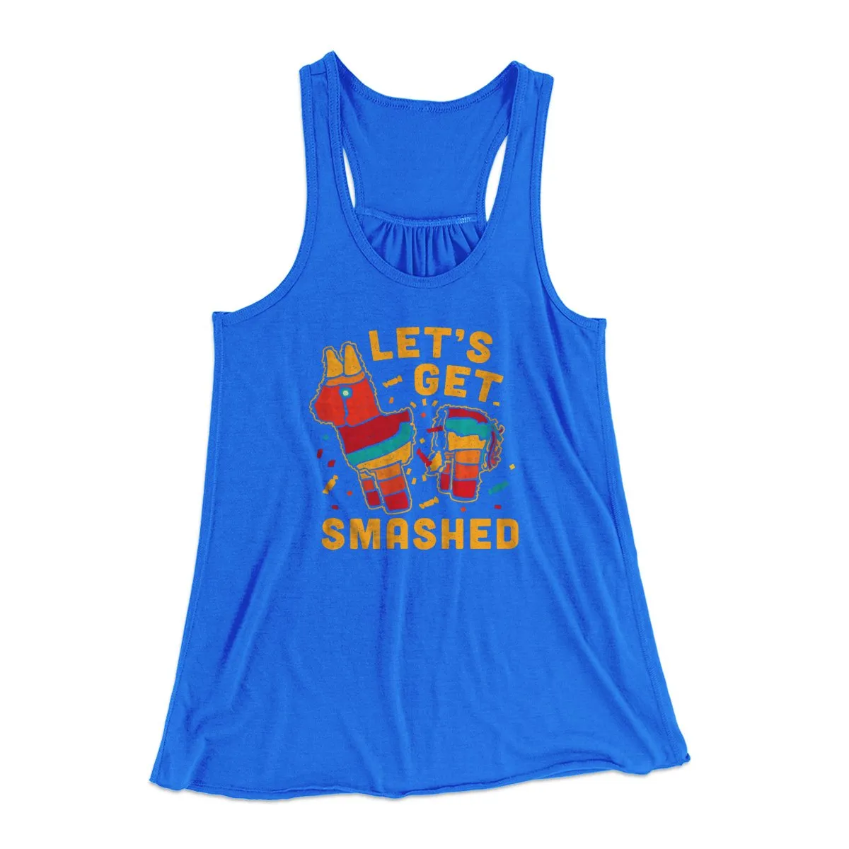 Let's Get Smashed Women's Flowey Tank Top