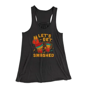 Let's Get Smashed Women's Flowey Tank Top