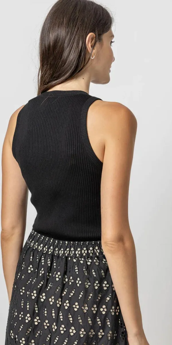 Lilla P Perfect Rib Tank Sweater
