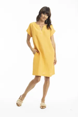 Linen Cap Slv Shift - Mango
