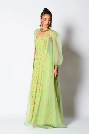 Love Bird Charismatic  Maxi & frinangi cape