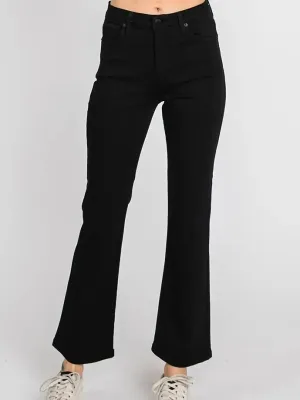 LTJ Bambino Cropped Baby Flare - Black