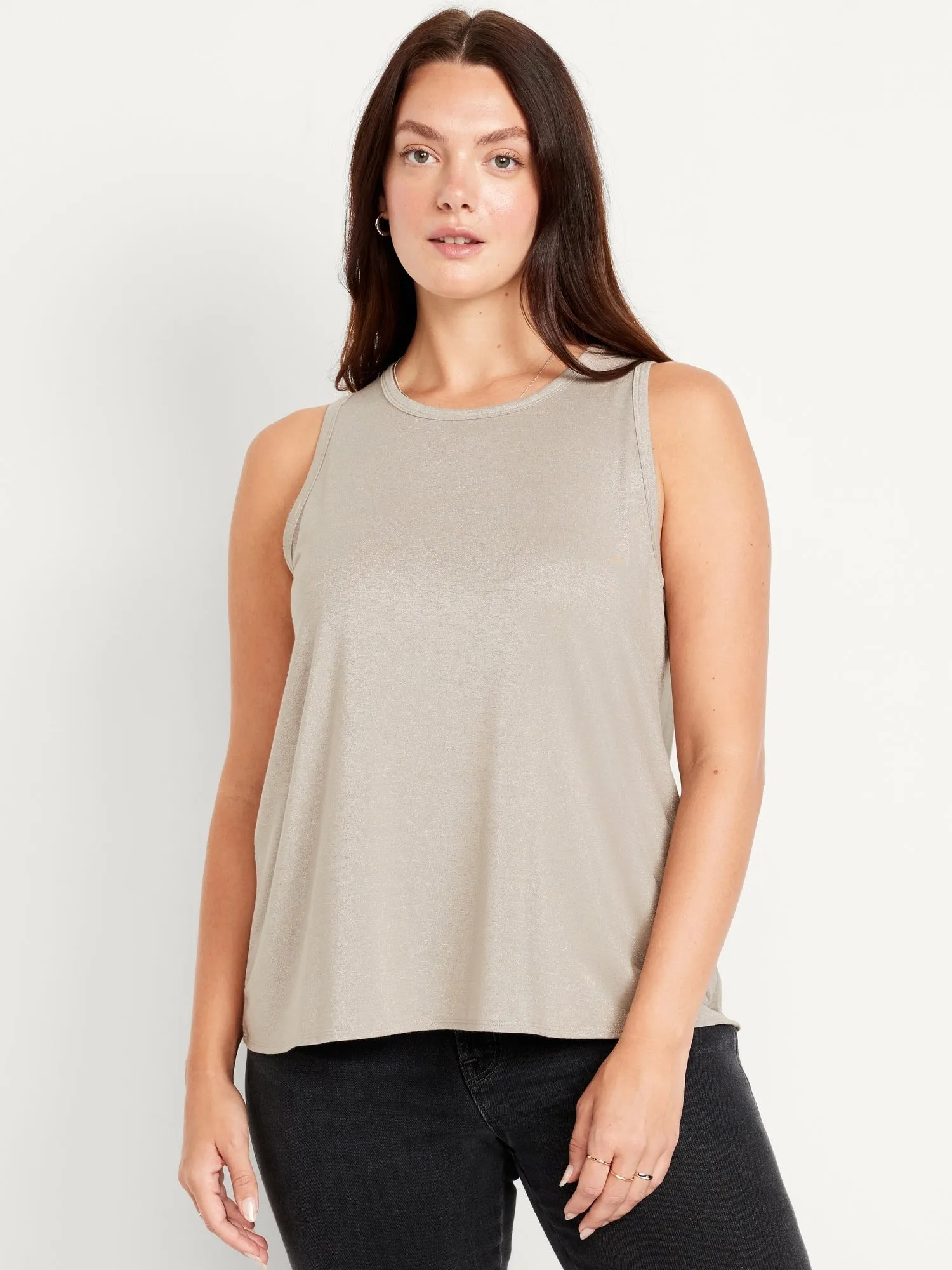 Luxe Sleeveless Shine Top