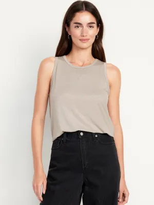 Luxe Sleeveless Shine Top