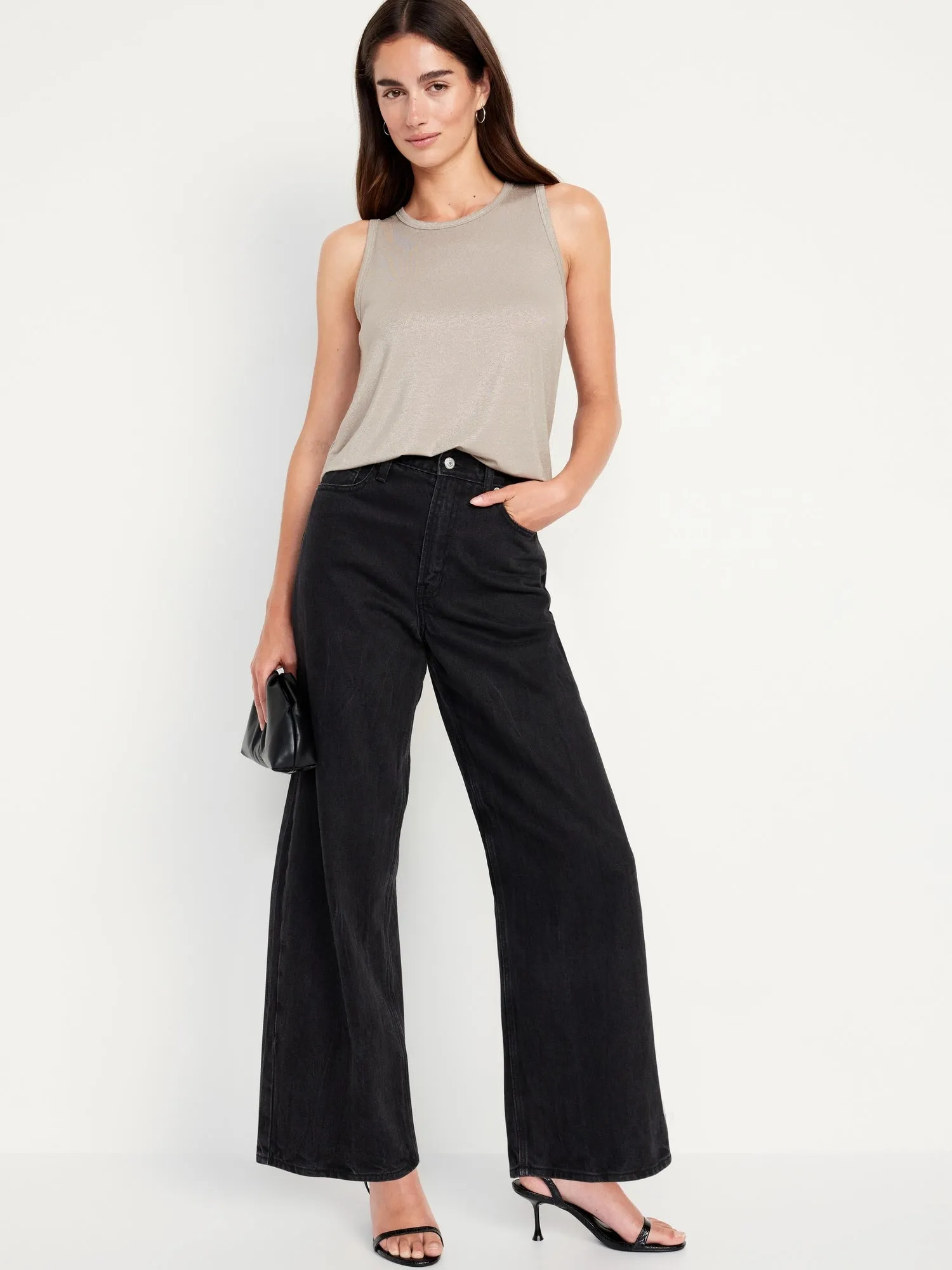 Luxe Sleeveless Shine Top