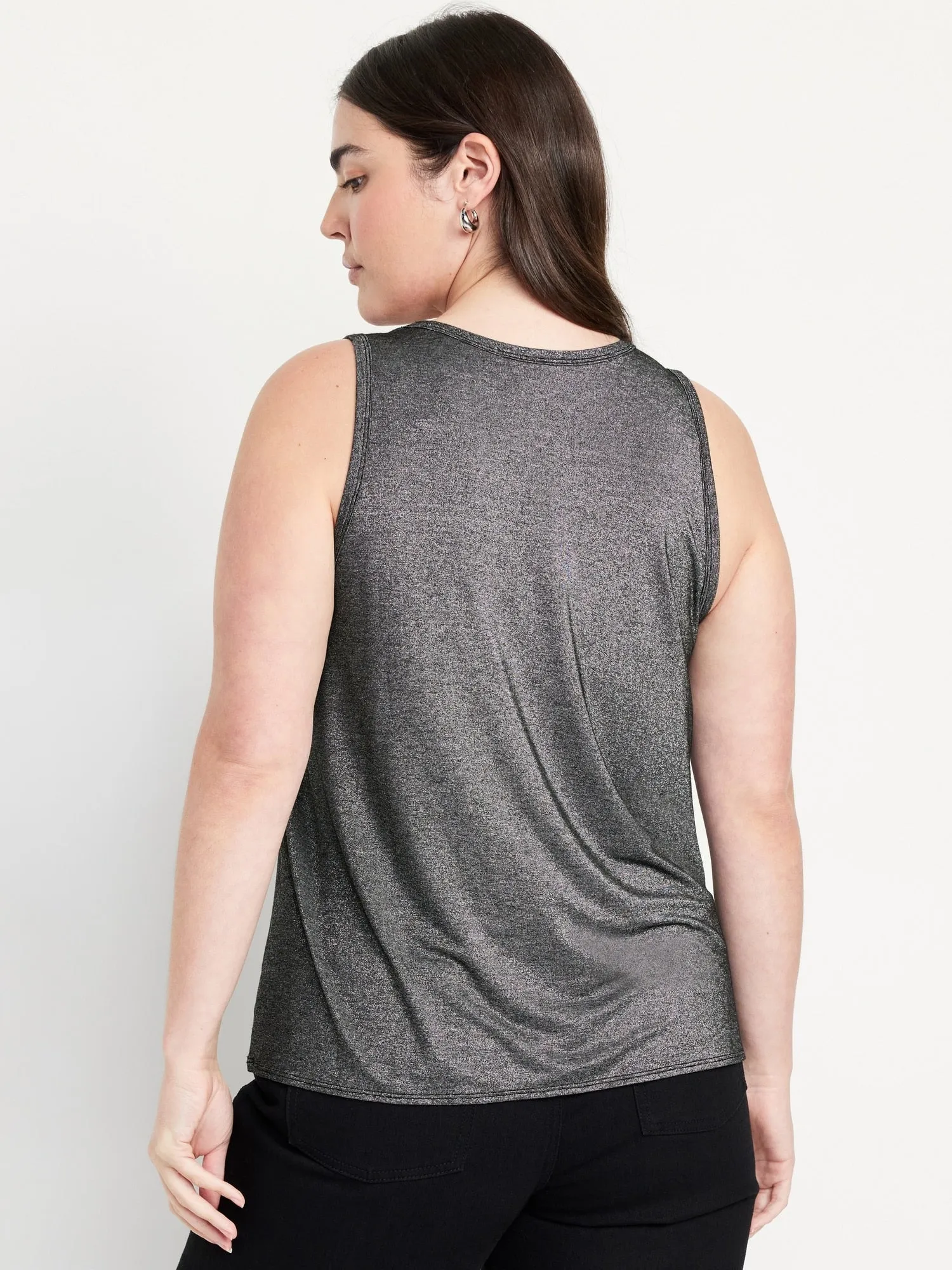 Luxe Sleeveless Shine Top