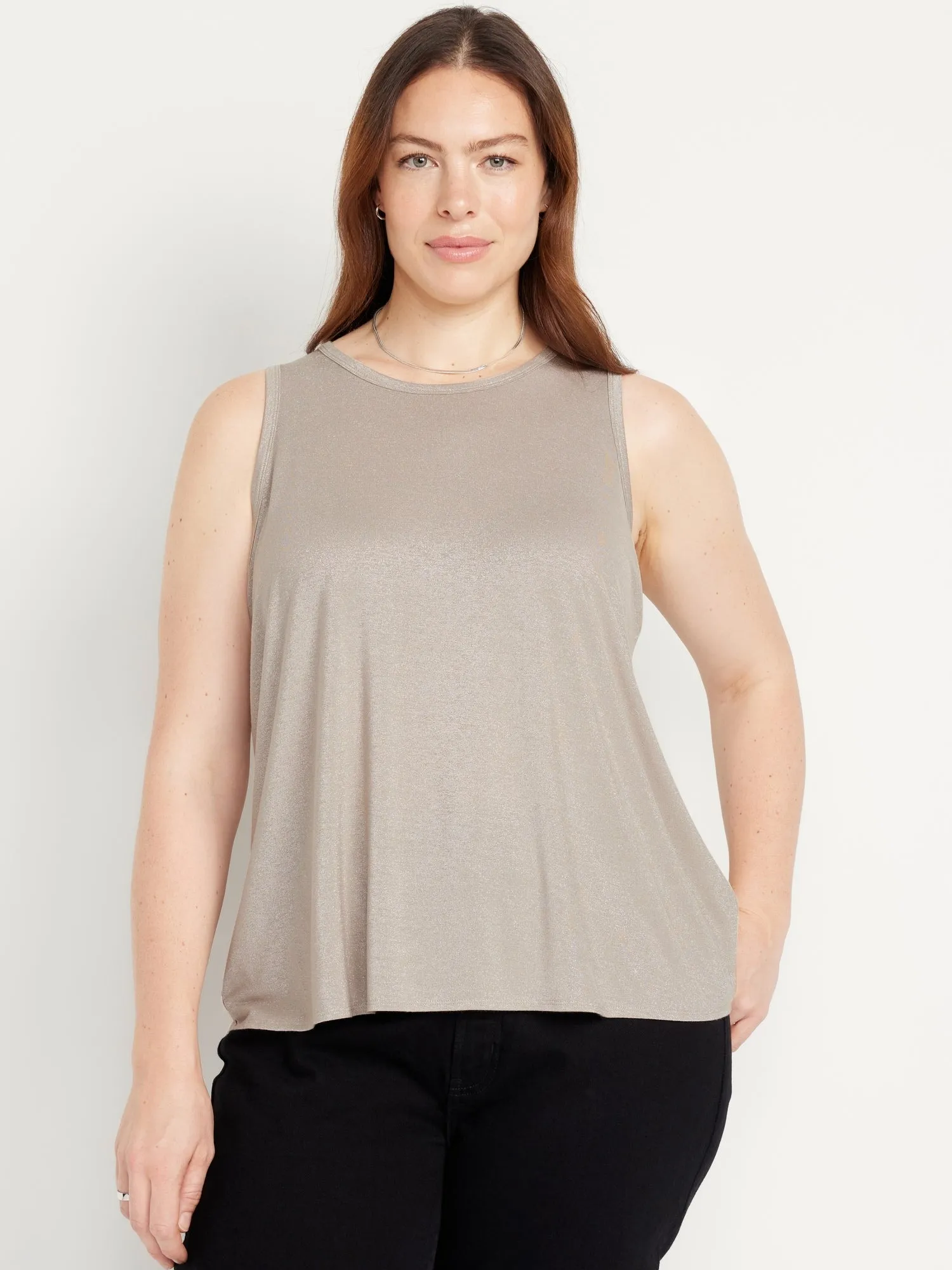 Luxe Sleeveless Shine Top