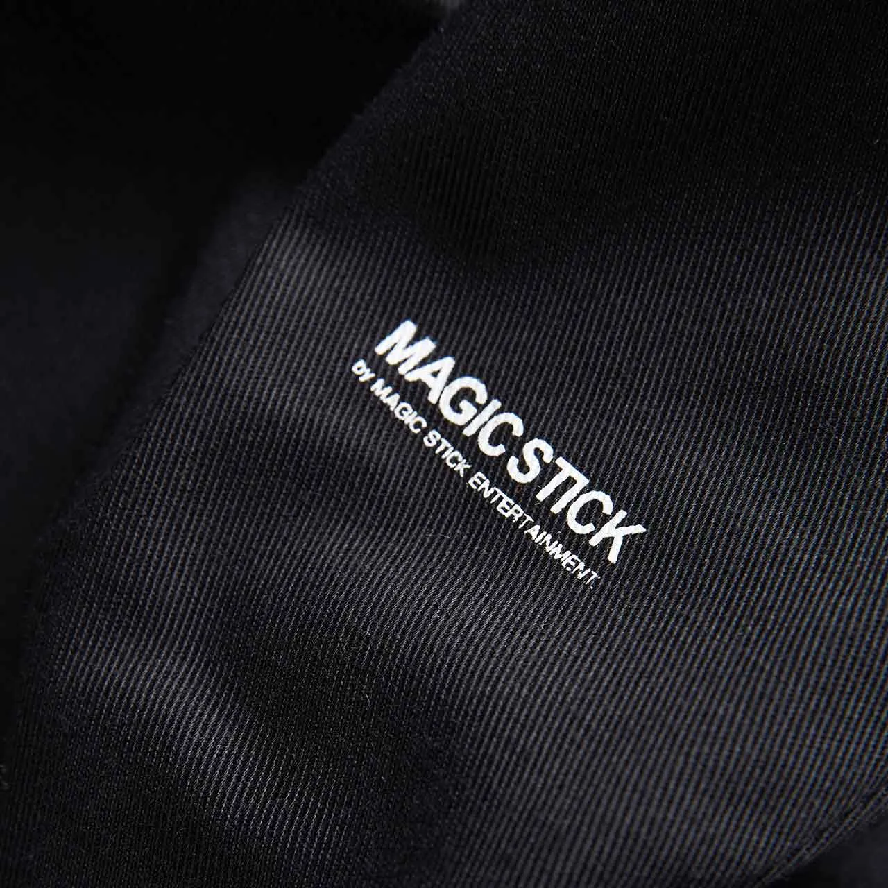 magic stick x dickies 90s style wide tapered chino (triple black)