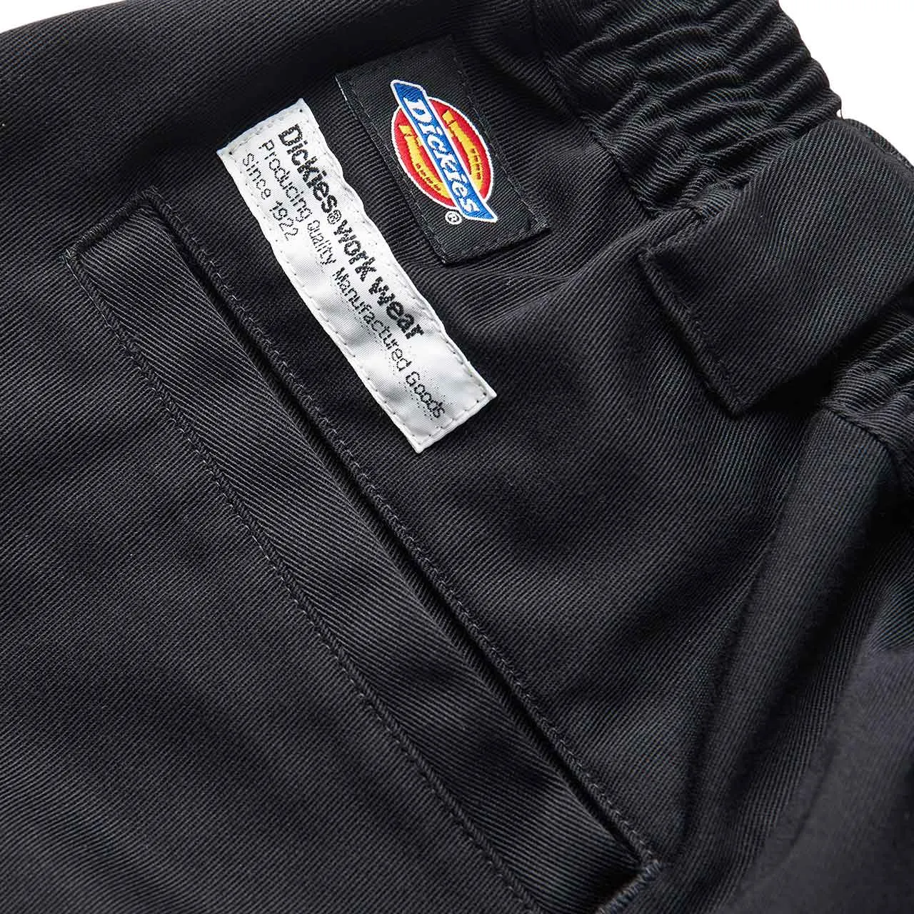 magic stick x dickies 90s style wide tapered chino (triple black)