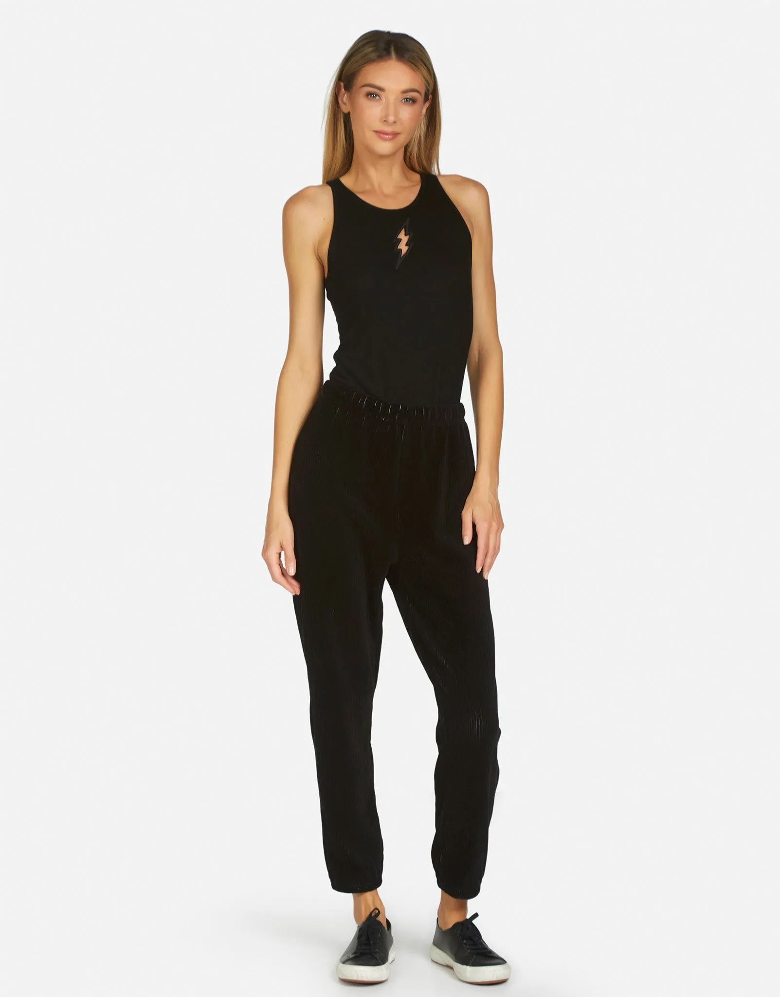 Marciano Tank w/ Thunderbolt Embroidery