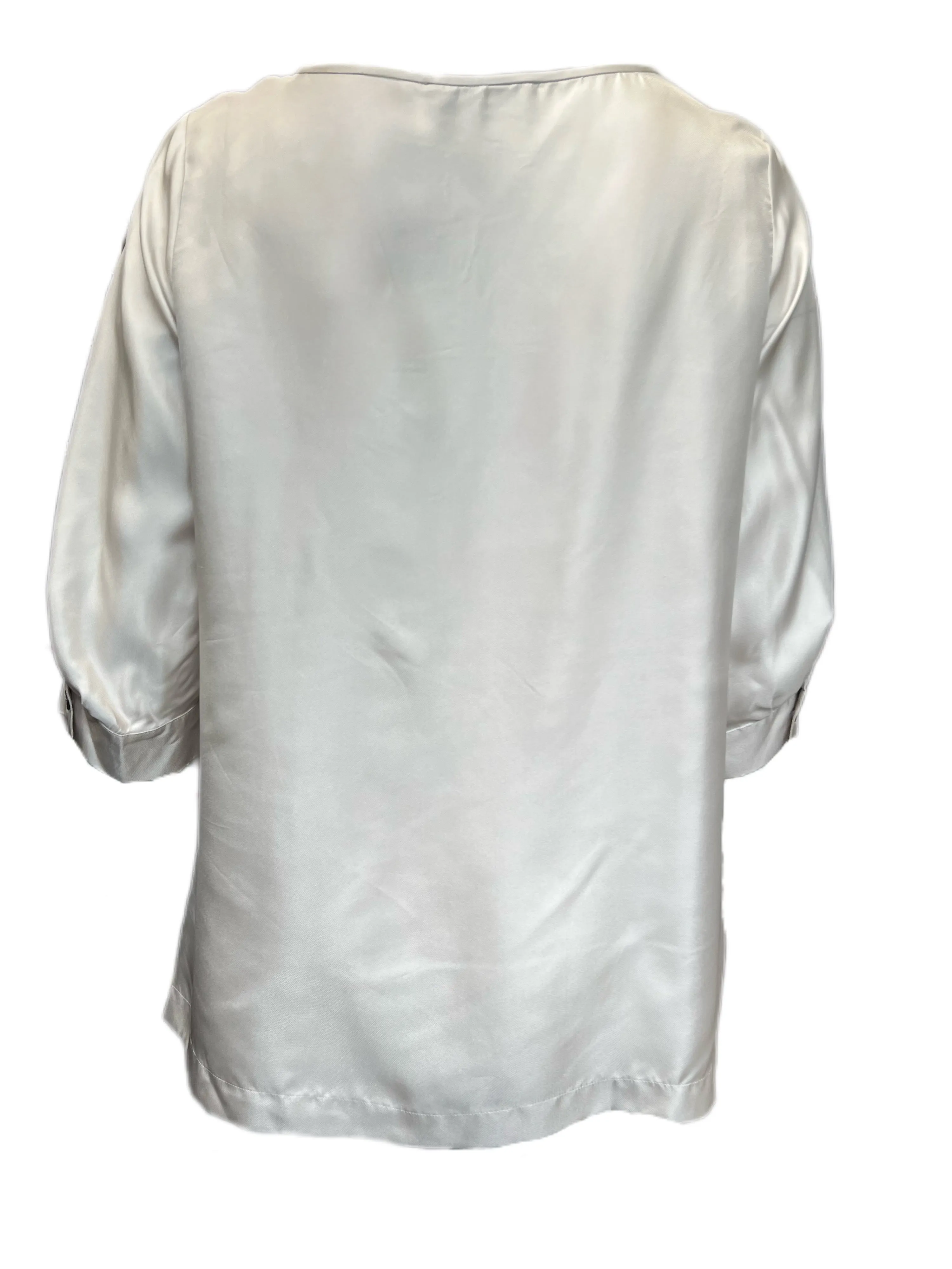 Marina Rinaldi Women's Ivory Balsa Printed Silk Blouse Size 16W/25 NWT