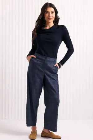 MATCH MAKER PANT - DARK BLUE CHECK