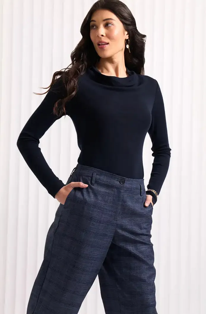 MATCH MAKER PANT - DARK BLUE CHECK