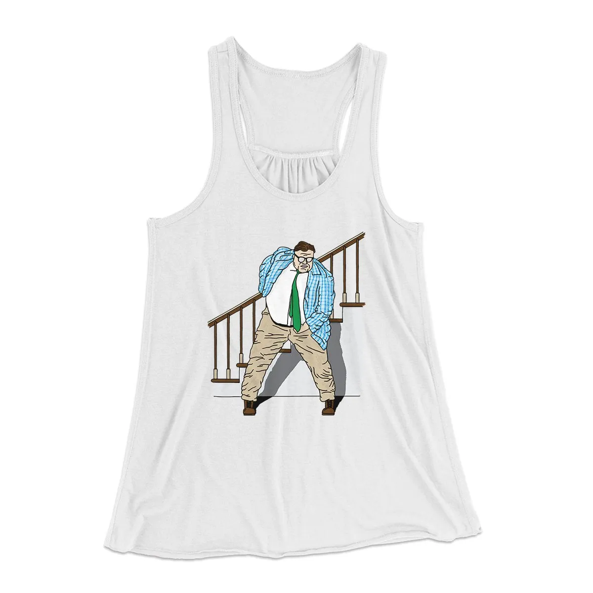 Matt Foley Motivational Speaker Women's Flowey Tank Top