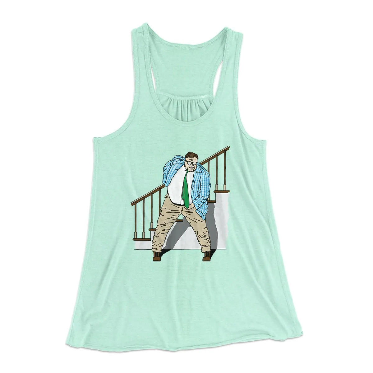 Matt Foley Motivational Speaker Women's Flowey Tank Top