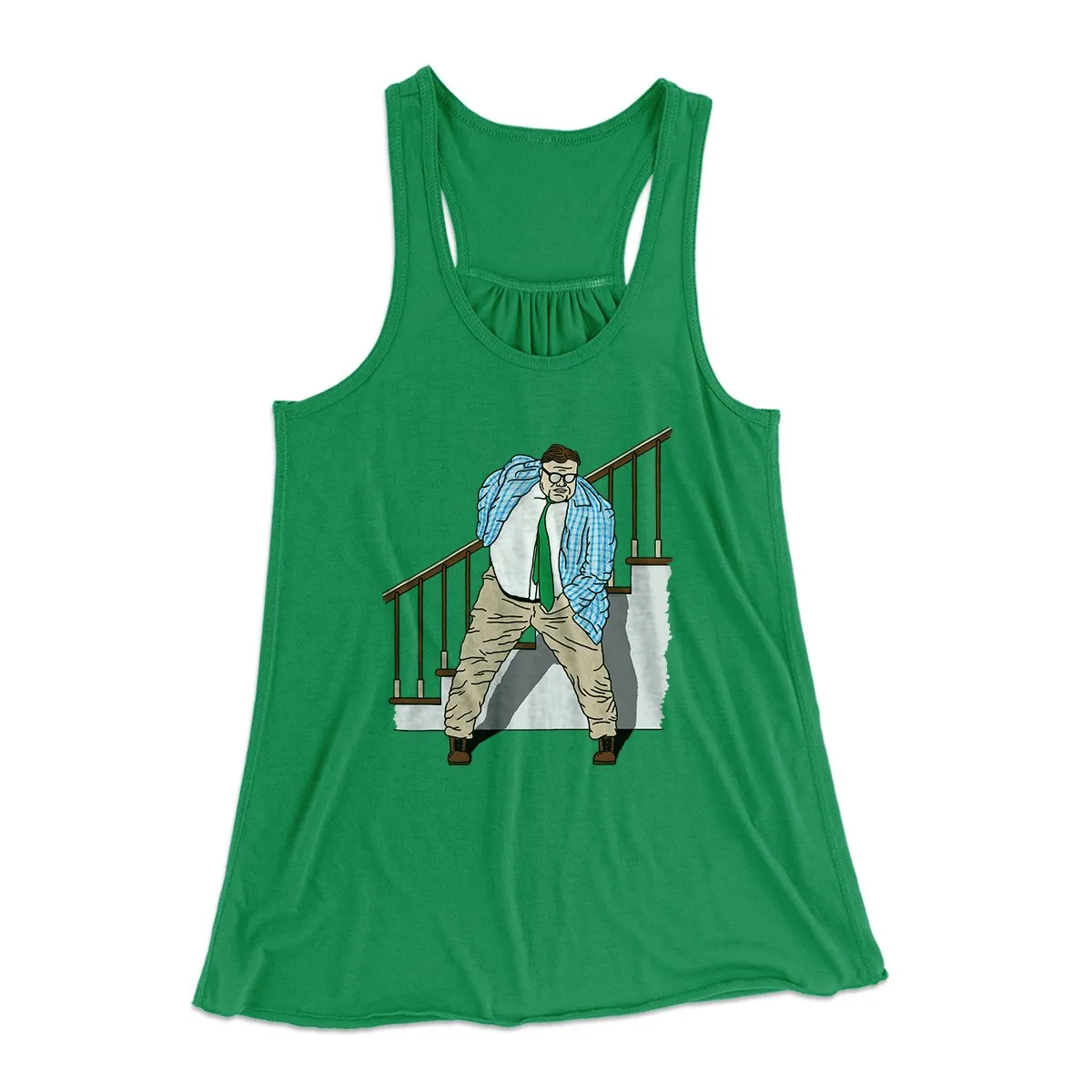 Matt Foley Motivational Speaker Women's Flowey Tank Top