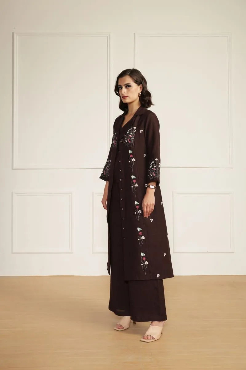 Meadows grape jacket with top and pants