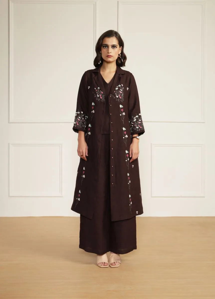 Meadows grape jacket with top and pants