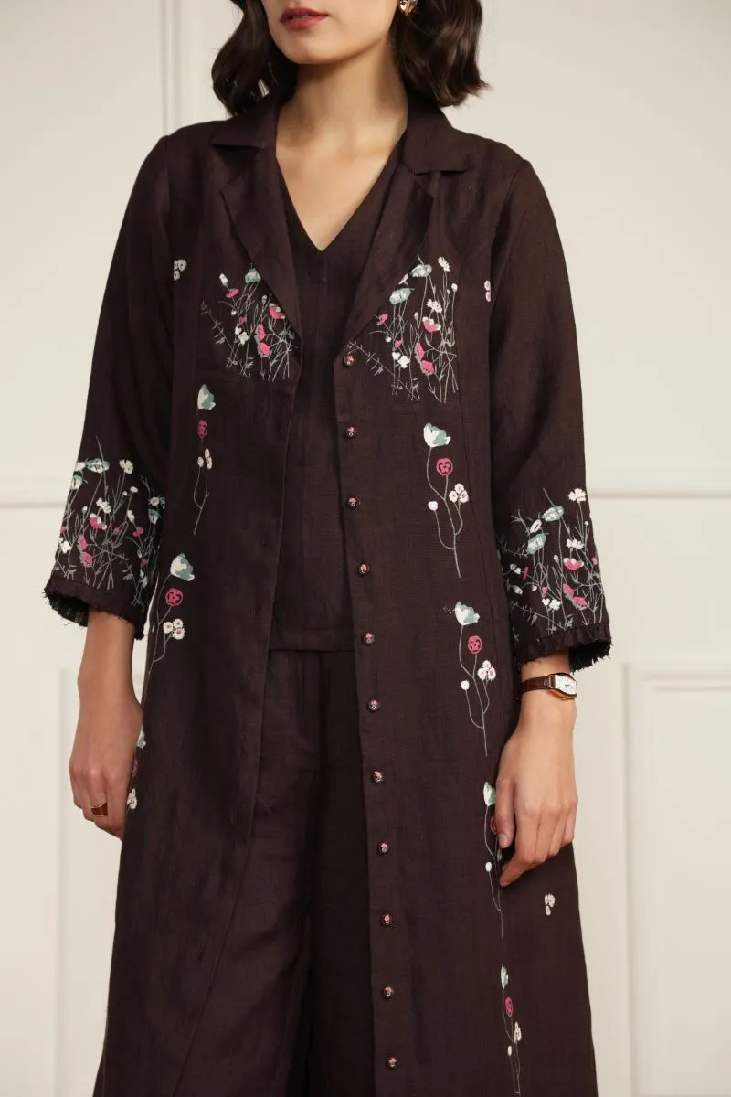 Meadows grape jacket with top and pants