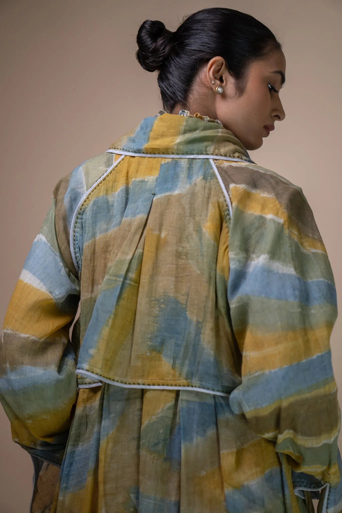 Meadows Unisex Hand Painted Trench