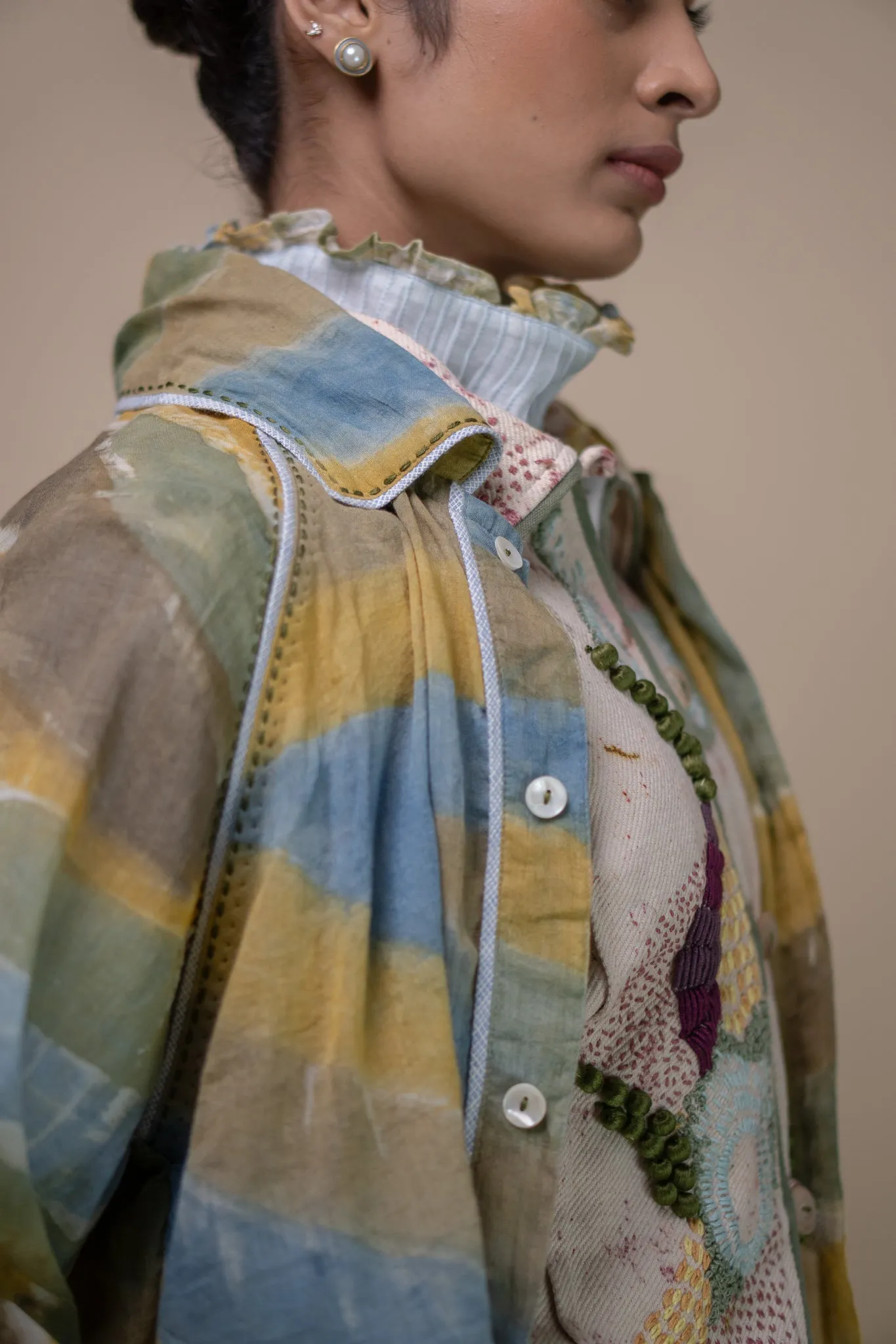 Meadows Unisex Hand Painted Trench