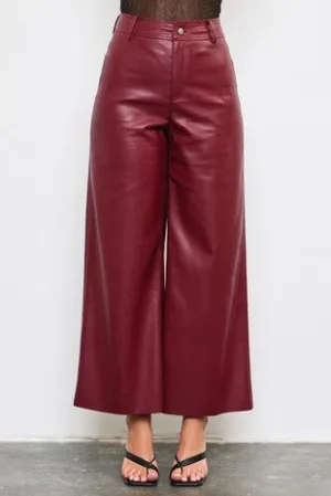 Merlot Cropped Pants