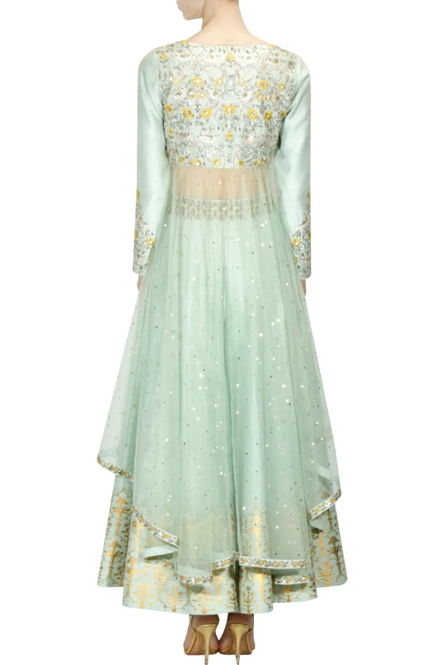 Mint Green Sharara Set