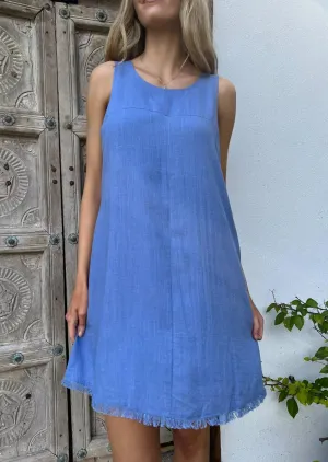 Misty Shift Dress -  Coastal Blue