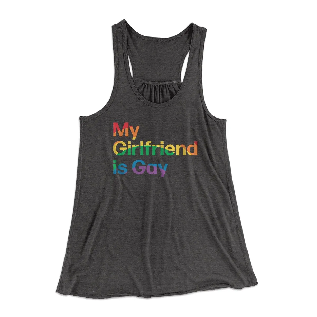 My Girlfriend Is Gay Women's Flowey Tank Top