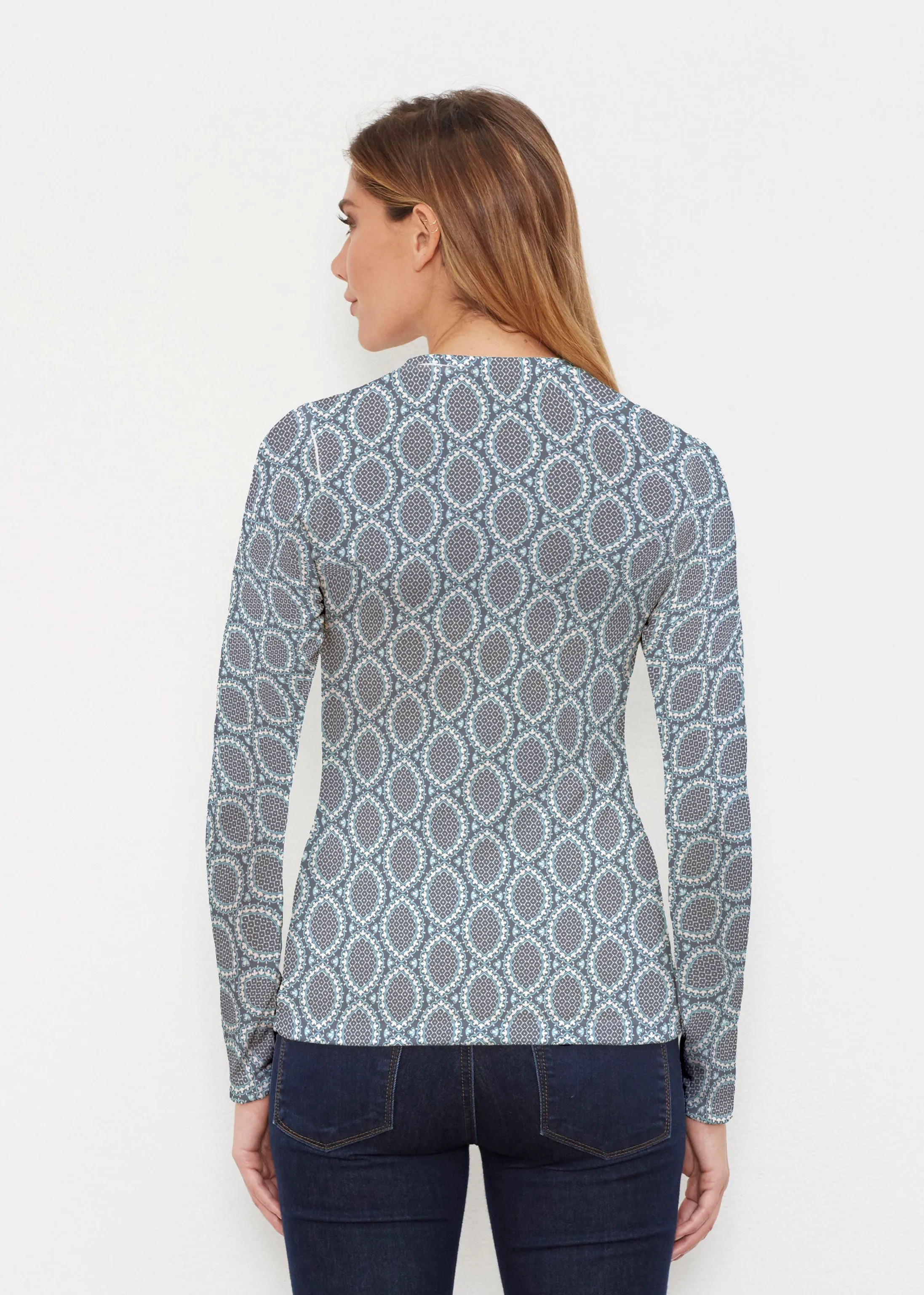 Namaste Lace (13370) ~ Butterknit Long Sleeve Crew Top