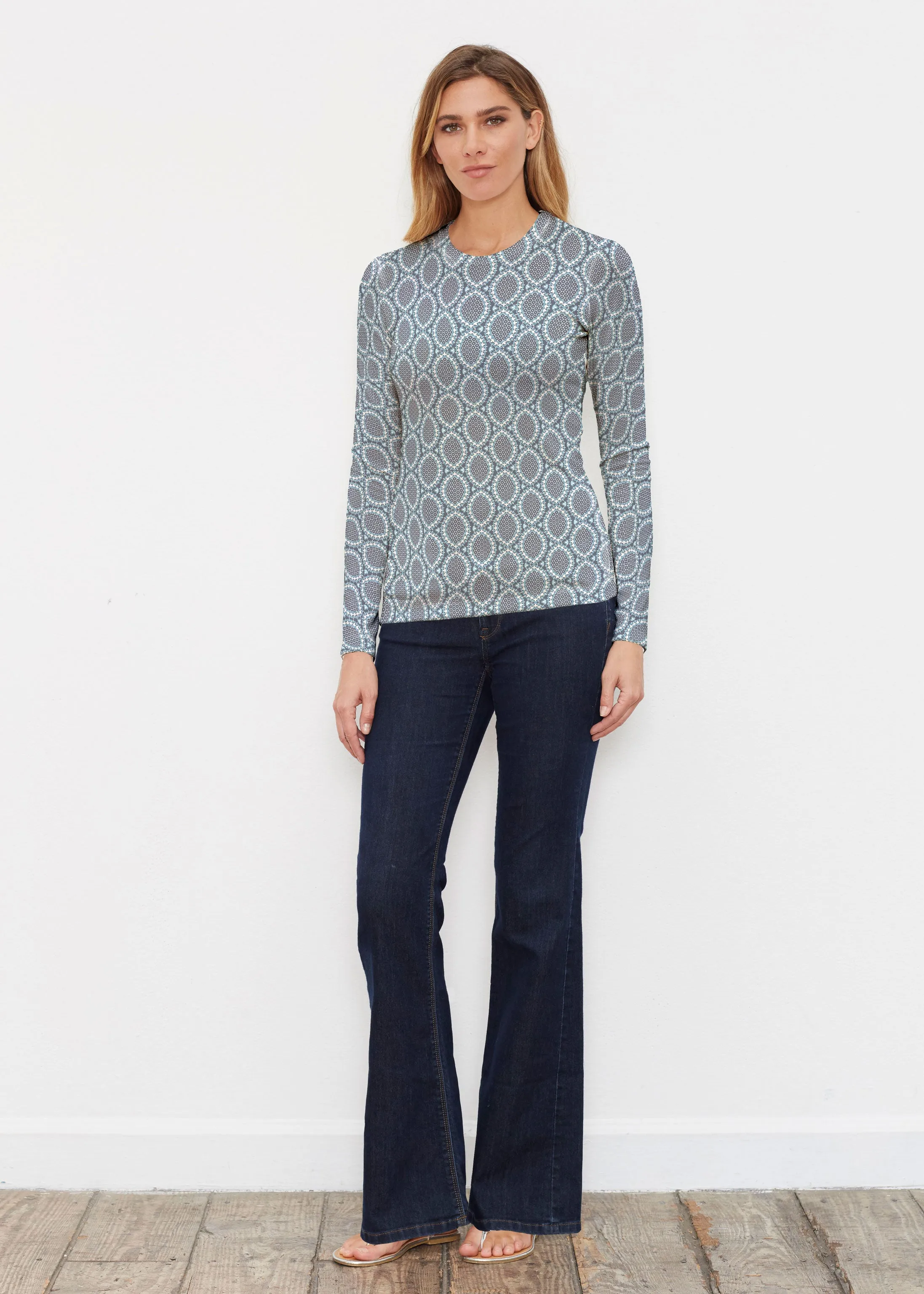Namaste Lace (13370) ~ Butterknit Long Sleeve Crew Top