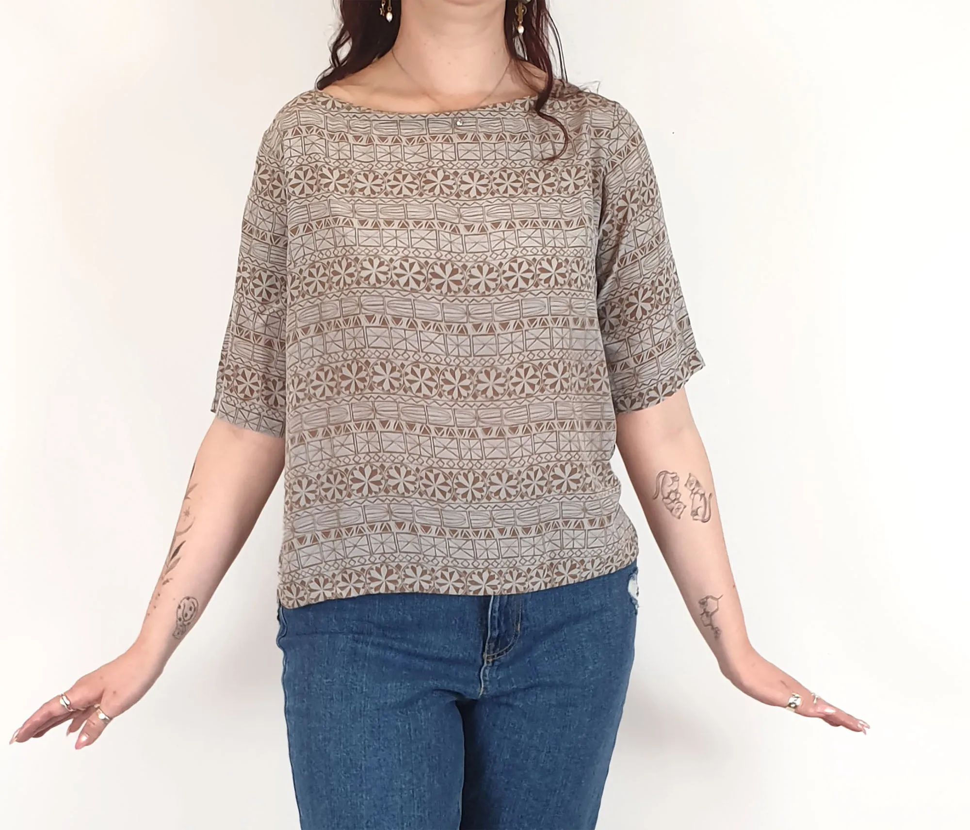 Nancybird silk top size 12
