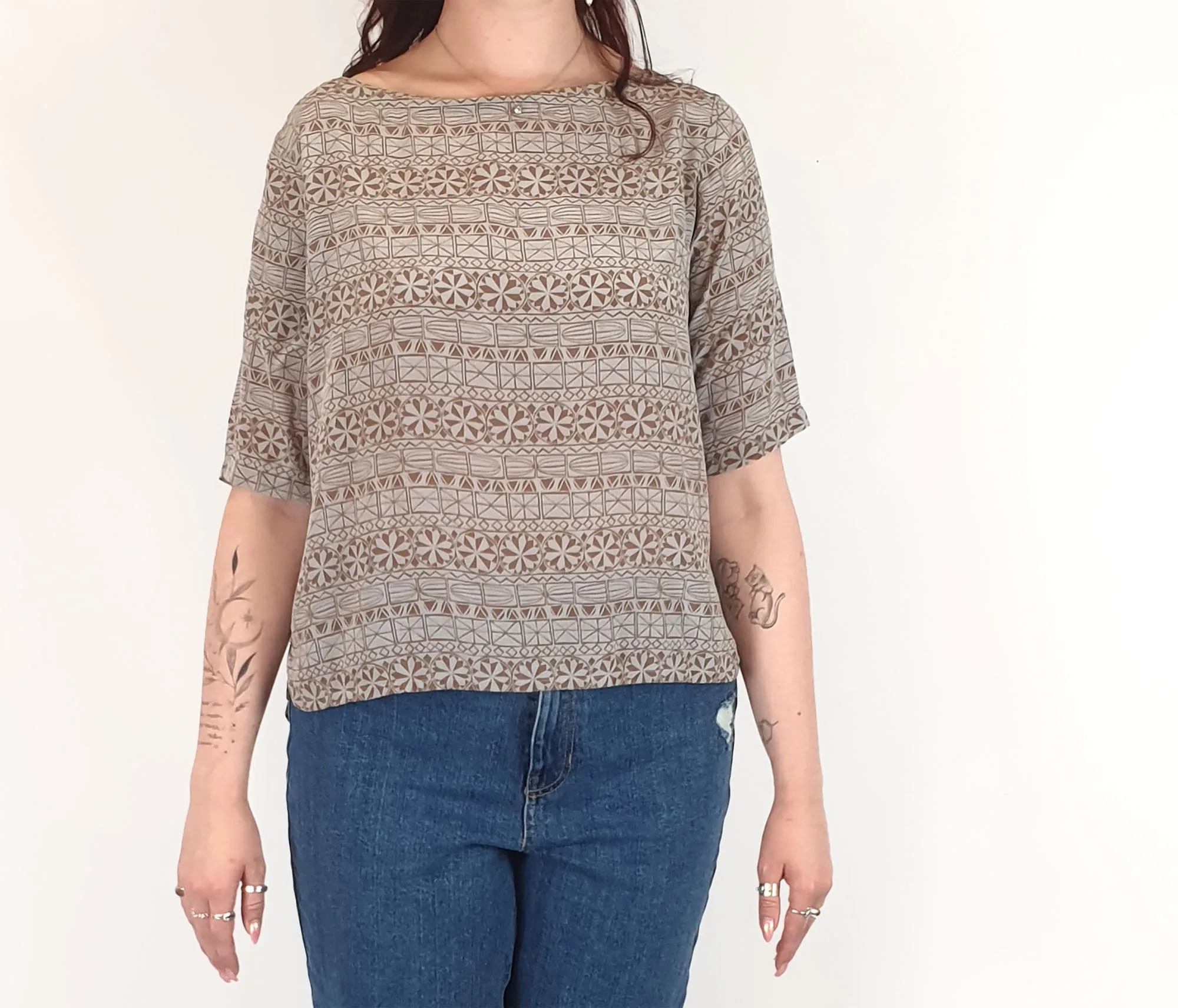 Nancybird silk top size 12