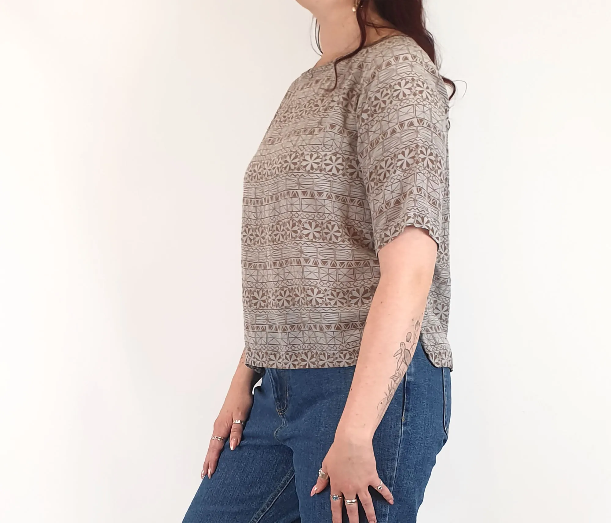 Nancybird silk top size 12