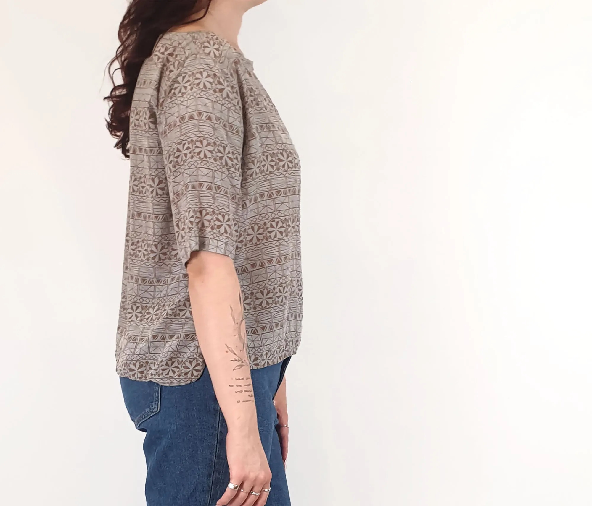 Nancybird silk top size 12