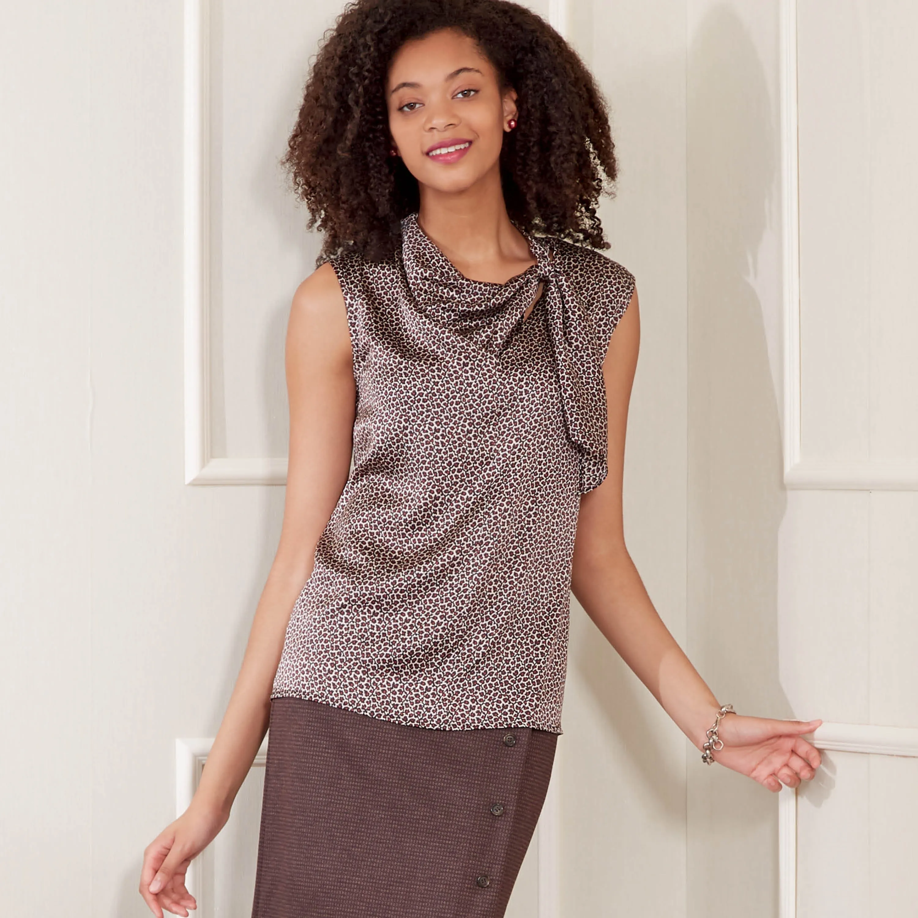Newlook Pattern N6685 Misses' Sleeveless Or Long-sleeved Tops