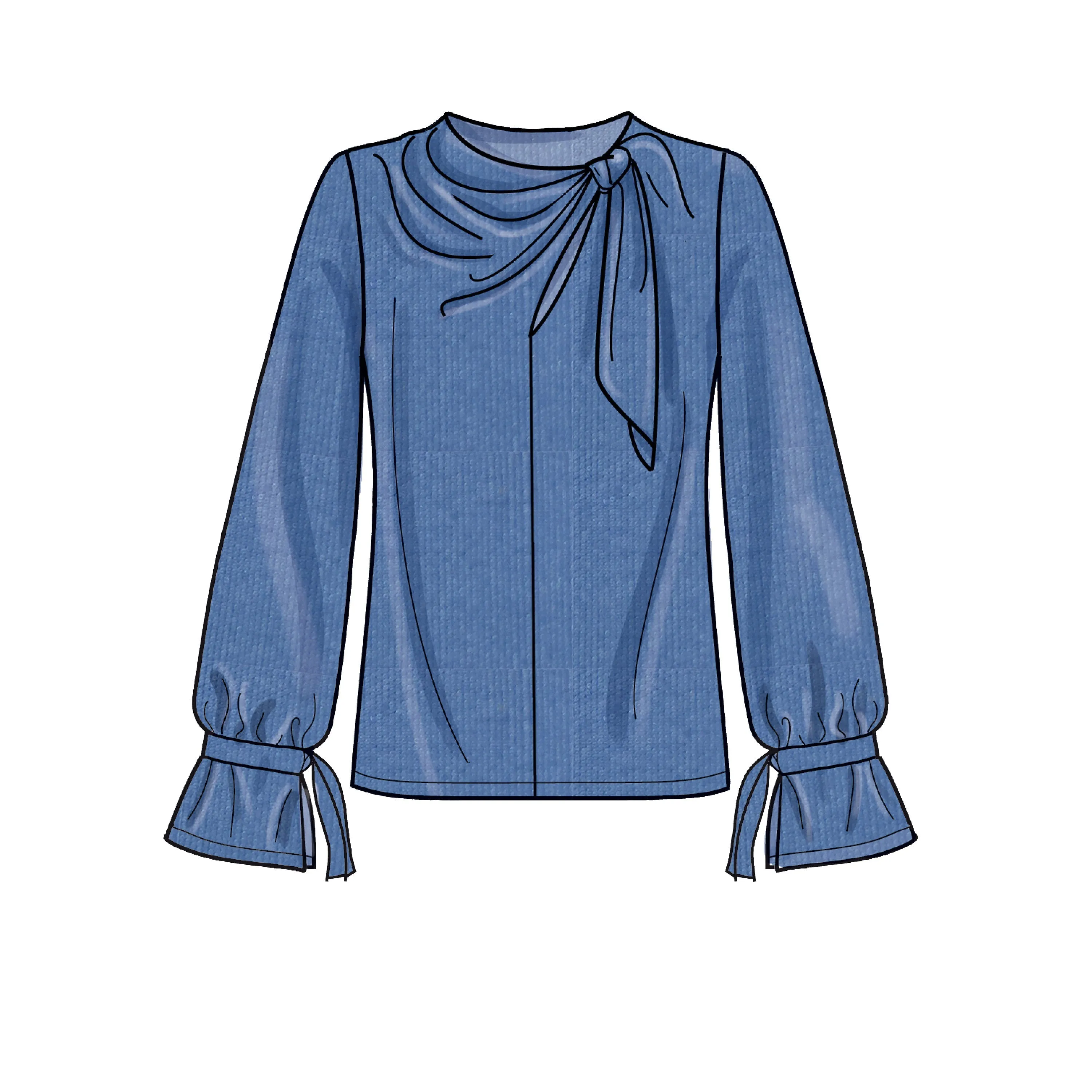 Newlook Pattern N6685 Misses' Sleeveless Or Long-sleeved Tops