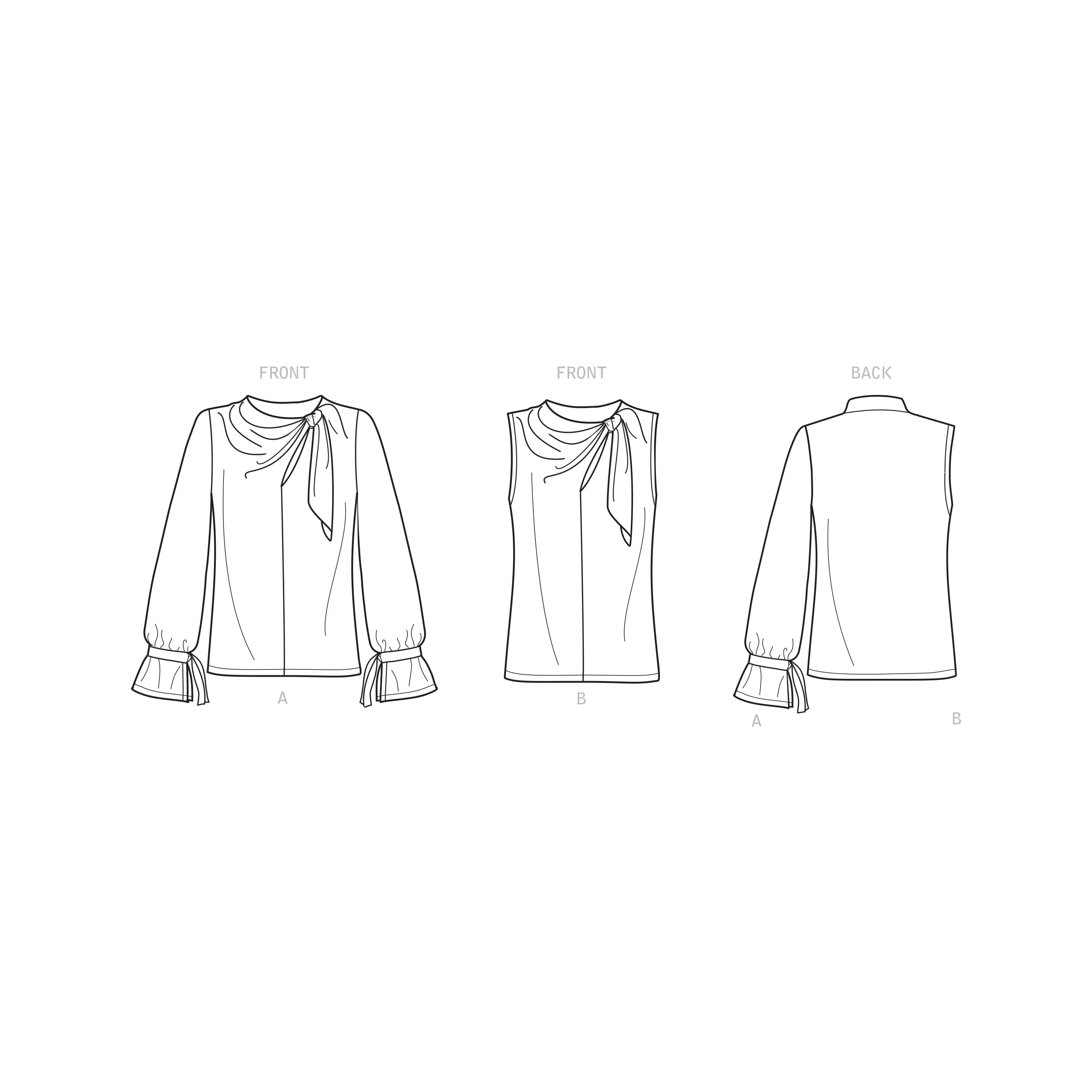 Newlook Pattern N6685 Misses' Sleeveless Or Long-sleeved Tops
