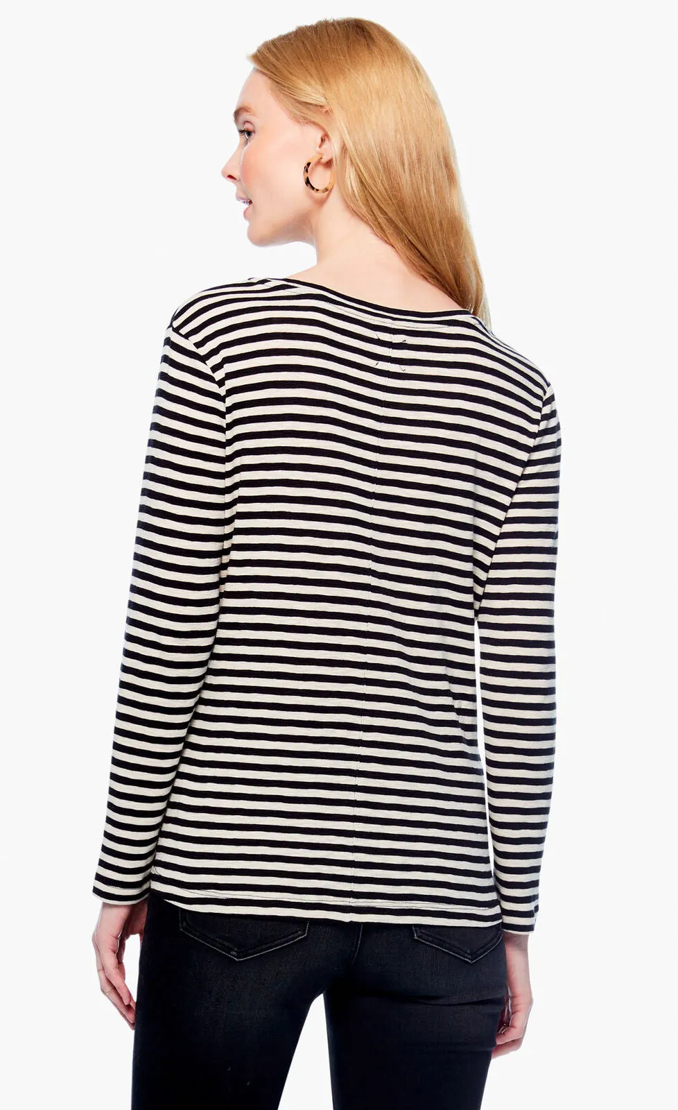 Nic Zoe Saturday Stripe Top