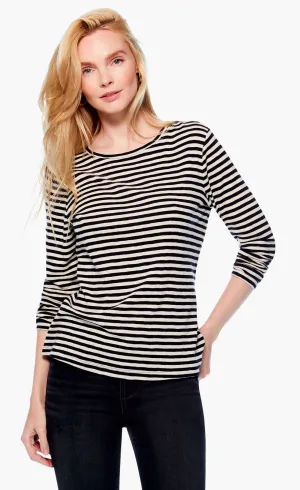 Nic Zoe Saturday Stripe Top