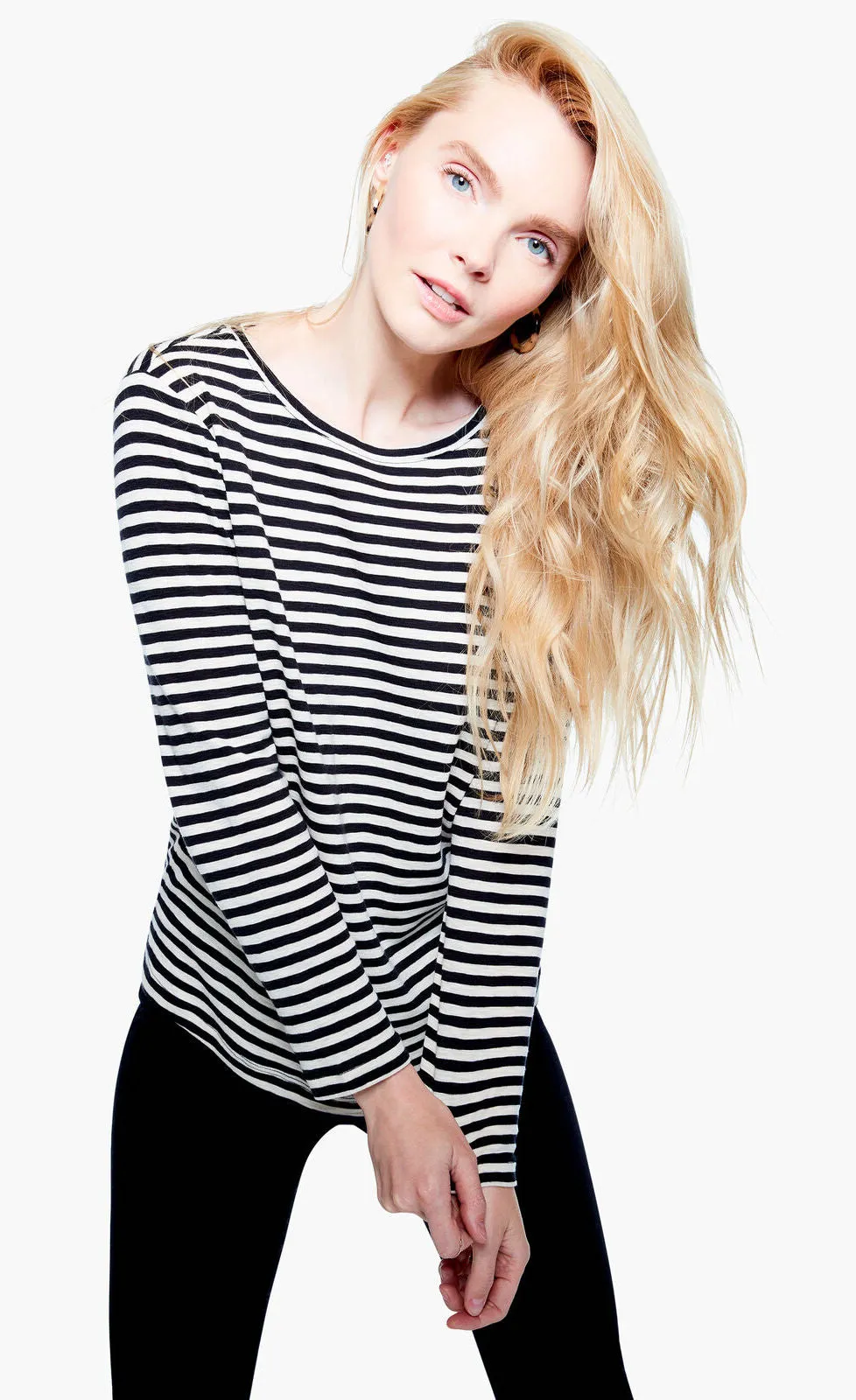 Nic Zoe Saturday Stripe Top
