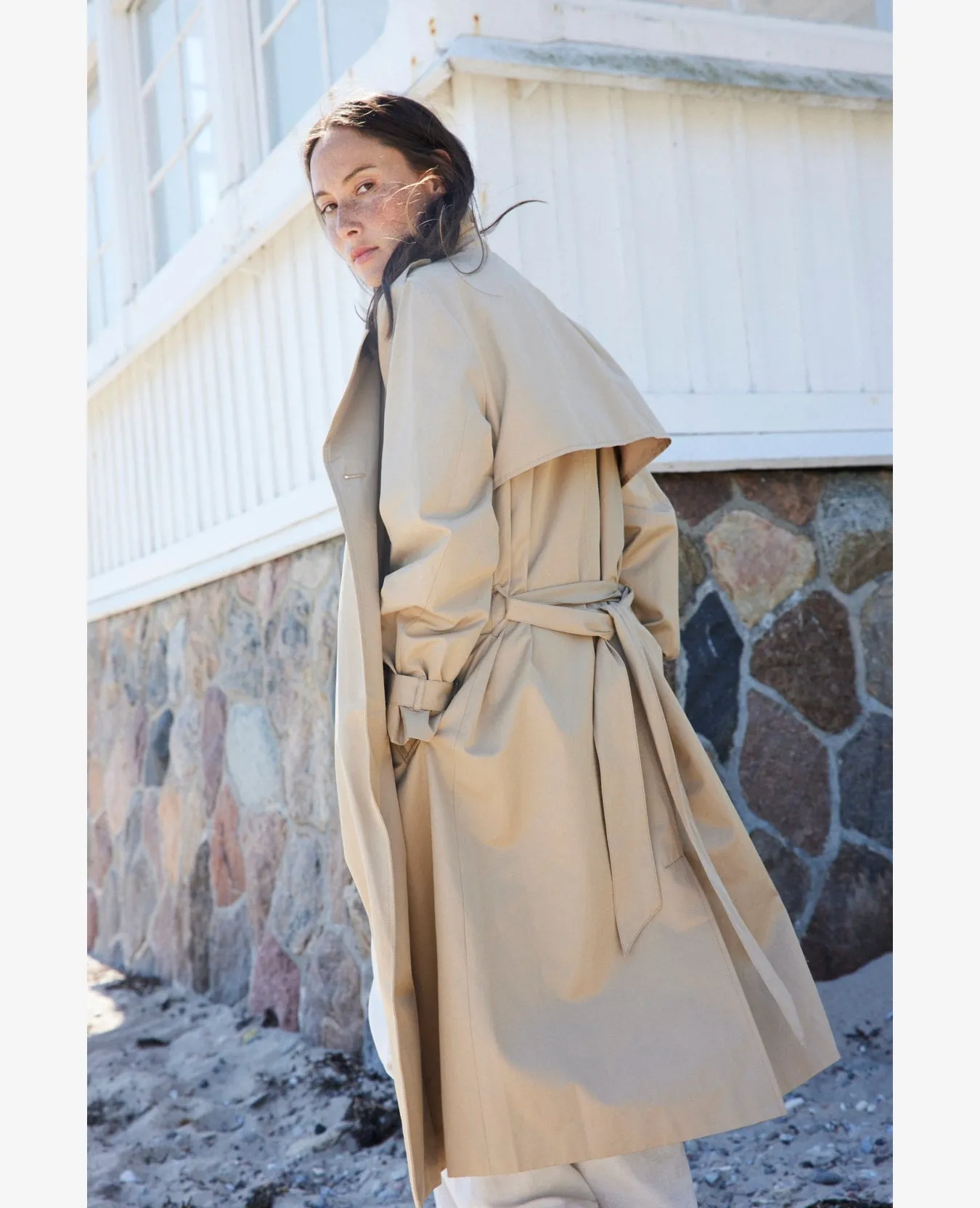 Noa Noa Arabella Trench Jacket - Beige