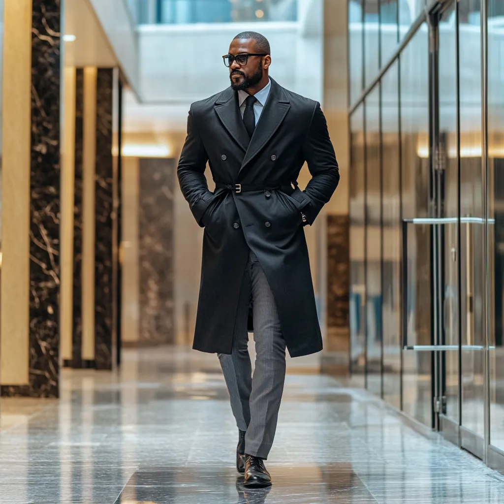 NOIR BUSINESS TRENCH COAT