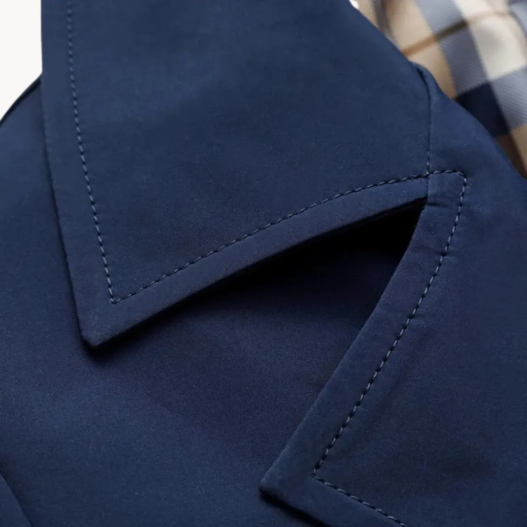 Nomad - durable windproof men's trench coat with design